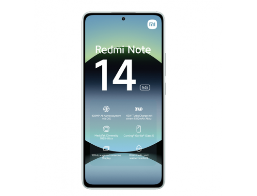 Mobilusis telefonas Xiaomi Redmi Note 14 Coral Green, 256 GB