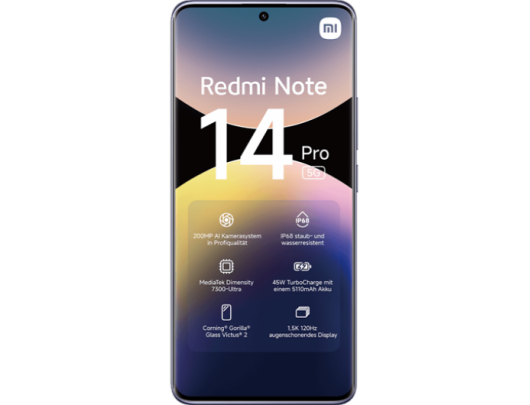 Mobilusis telefonas Xiaomi Redmi Note 14 Pro 6.67" Lavender Purple, 256 GB