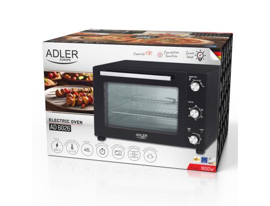 Orkaitė Adler AD 6026 48 L Juoda