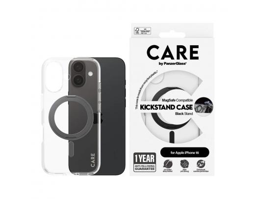 Dėklas CARE Apple iPhone 16 Perdirbtas plastikas Skaidri