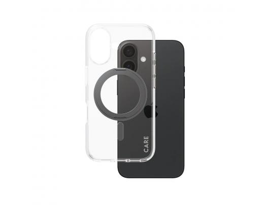 Dėklas CARE Apple iPhone 16 Perdirbtas plastikas Skaidri