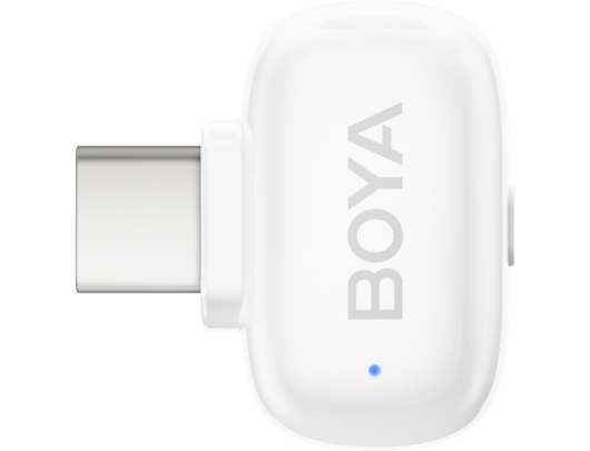 Belaidis mikrofonas Boya mini-13 Lightning/USB-C baltas