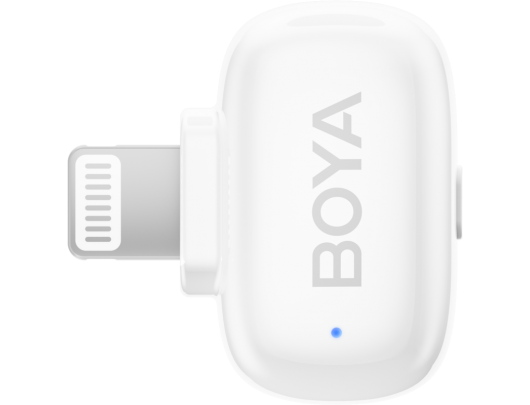 Belaidis mikrofonas Boya mini-13 Lightning/USB-C baltas