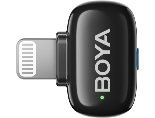 Belaidis mikrofonas Boya mini-15 Lightning juodas