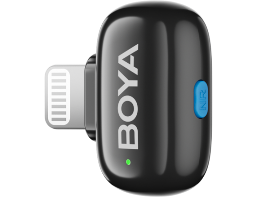 Belaidis mikrofonas Boya mini-15 Lightning juodas