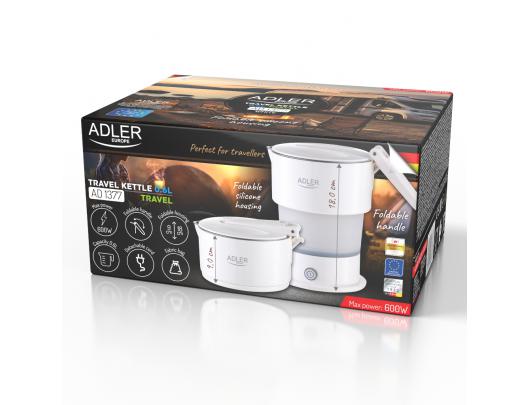 Virdulys Adler AD 1377 0.6 L Silikoninis Baltas