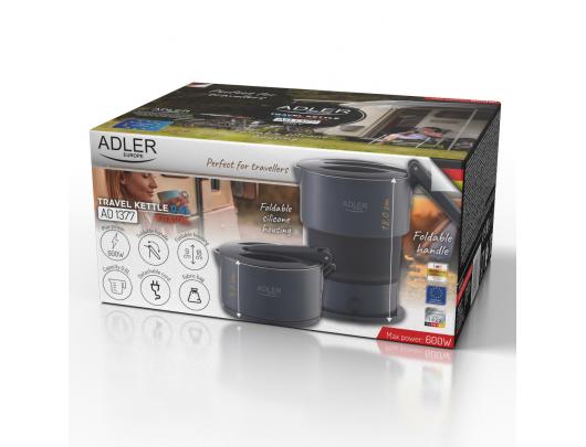 Virdulys Adler AD 1377 0.6 L Silikoninis Pilkas