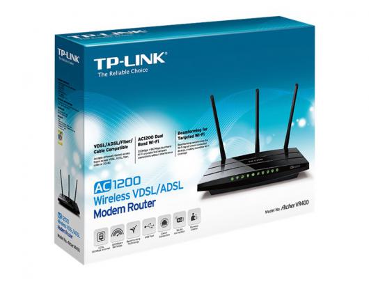 Maršrutizatorius TP-LINK Archer VR400 2.4 GHz / 5 GHz