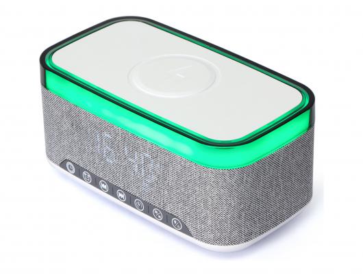 Žadintuvas Gembird DAC-SPKBT-QC15-GR, Bluetooth, belaidis ryšys