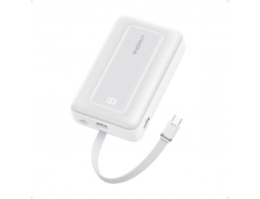 Išorinė baterija Anker Power bank with Built-in USB C Cable 20000 mAh Mėlyna