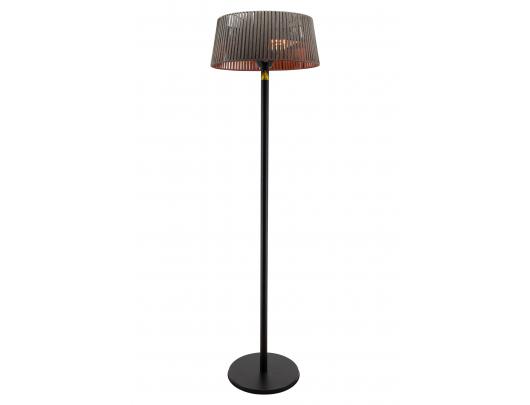 Lauko šildytuvas TunaBone TB1821SH-01, dvigubos skaidrios halogeninės šildymo lempos, 2100 W, juodas