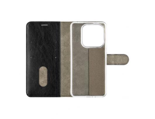 Dėklas Xiaomi Redmi Note 14 5G Oda Juoda