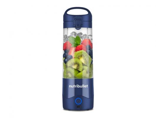 Kokteilinė Nutribullet NBP003NBL, asmeninis, ąsotis Tritan, ąsočio talpa 0.475 L, ledo smulkinimas, tamsiai mėlynas
