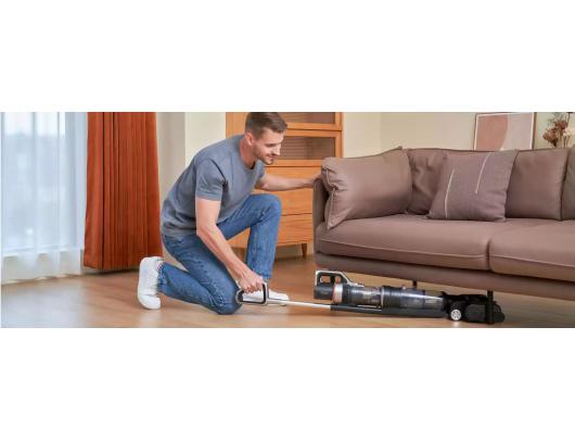 Dulkių siurblys ir ploviklis Jimmy HW11 Pro, belaidis veikimas, plovimo funkcija, 420 W, 21.6 V, veikimo laikas (maks.) 75 min, juodas/pilkas.