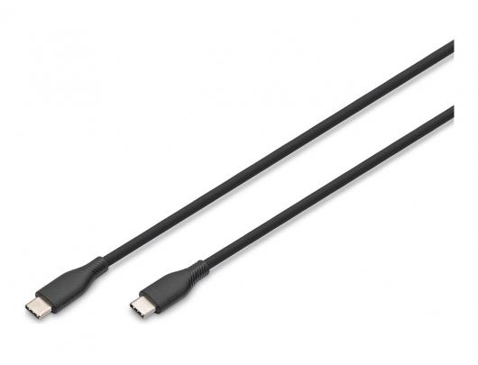 Kabelis Digitus USB-C 1 m Juodas