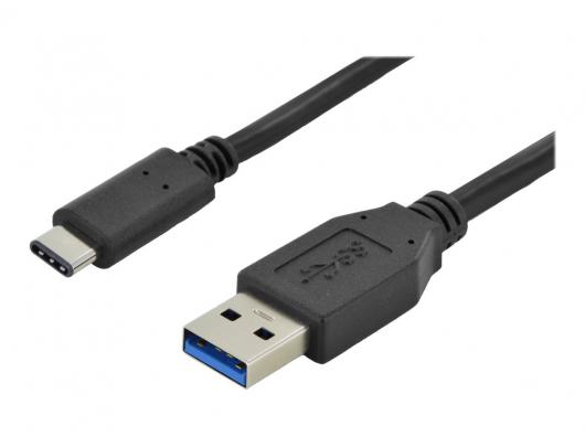 Kabelis Digitus USB-C 1 m Juodas