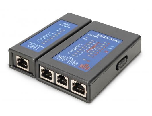 Kabelių testavimo įrenginys Digitus DN-14001-2 RJ45 vienpusis testeris