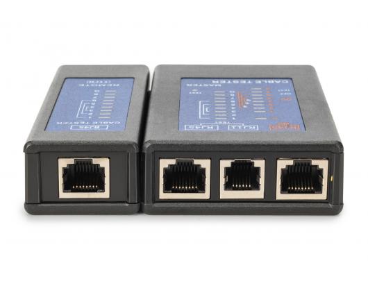 Kabelių testavimo įrenginys Digitus DN-14001-2 RJ45 vienpusis testeris