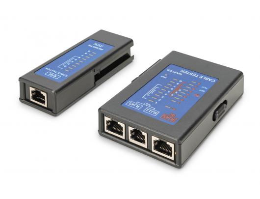 Kabelių testavimo įrenginys Digitus DN-14001-2 RJ45 vienpusis testeris