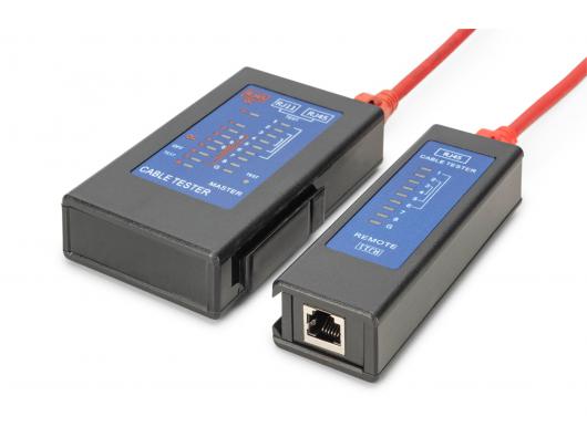 Kabelių testavimo įrenginys Digitus DN-14001-2 RJ45 vienpusis testeris