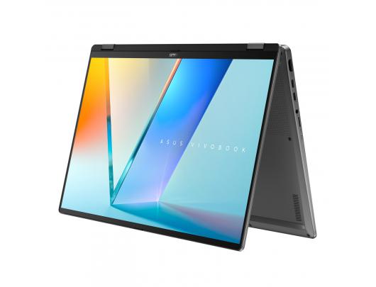 Nešiojamas kompiuteris Asus Vivobook 16 Flip TP3607SA-RJ033W Matte Gray 16" OLED Touchscreen 3K 2880x1800 pixels Glossy Intel Core Ultra 7 256V 16GB