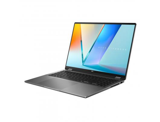 Nešiojamas kompiuteris Asus Vivobook 16 Flip TP3607SA-RJ033W Matte Gray 16" OLED Touchscreen 3K 2880x1800 pixels Glossy Intel Core Ultra 7 256V 16GB