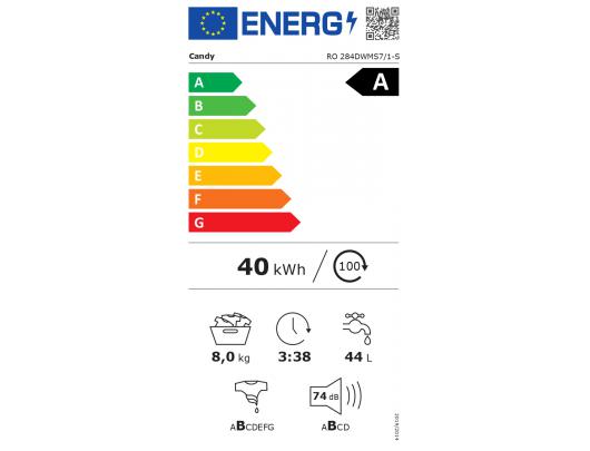 Skalbimo mašina Candy RO 284DWMS7/1-S Balta