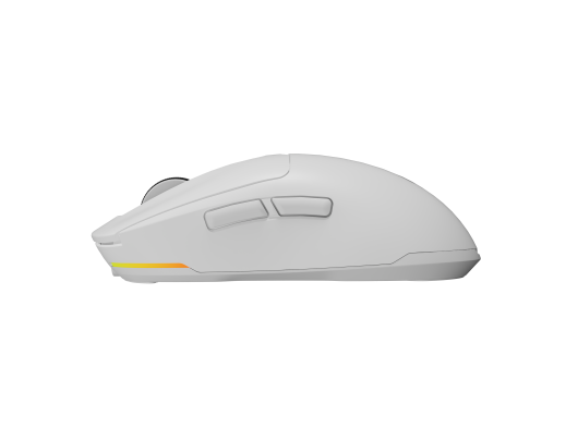 Pelė Genesis Zircon 660 PRO, belaidė/su laidu, žaidimų, 2.4 GHz, Bluetooth, USB, balta