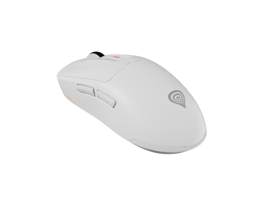 Pelė Genesis Zircon 660 PRO, belaidė/su laidu, žaidimų, 2.4 GHz, Bluetooth, USB, balta