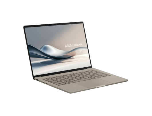 Nešiojamas kompiuteris Asus Zenbook A14 UX3407QA-QD202W Zabriskie Beige 14" OLED WUXGA 1920x1200 pixels Glossy Snapdragon X X1 26 100 16GB LPDDR5X So