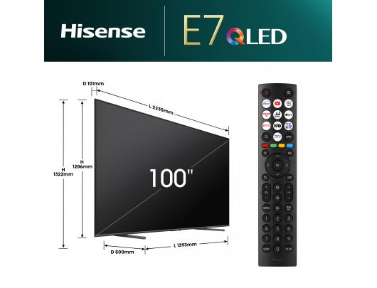 Televizorius Hisense 100E7NQ 100 colių 4K UHD VIDAA