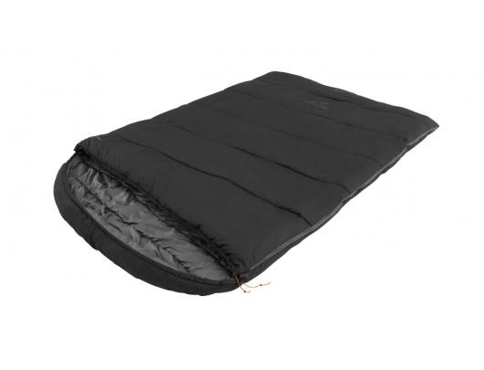 Miegmaišis Easy Camp Raven Square Double, 220x150 cm, -9 iki 10 °C, dvipusis atviras galas, L formos, automatinis užraktas