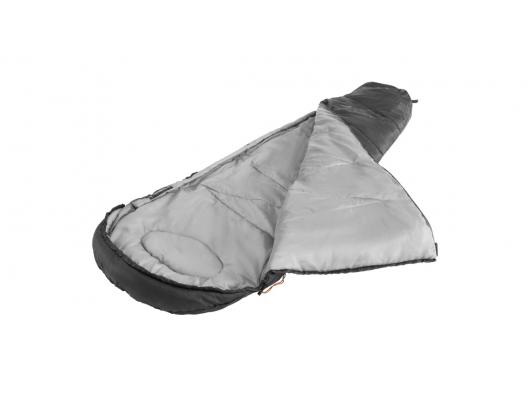 Miegmaišis Easy Camp Starling, 210x75x50 cm, -5 iki 12 °C, dvipusis atviras galas, automatinis užraktas, juodas.