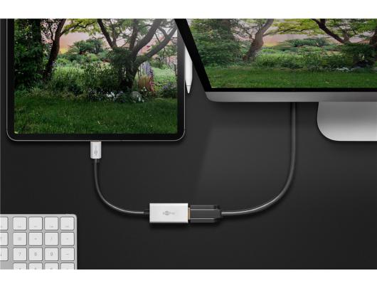 Adapteris Goobay USB-C į HDMI Sidabrinis