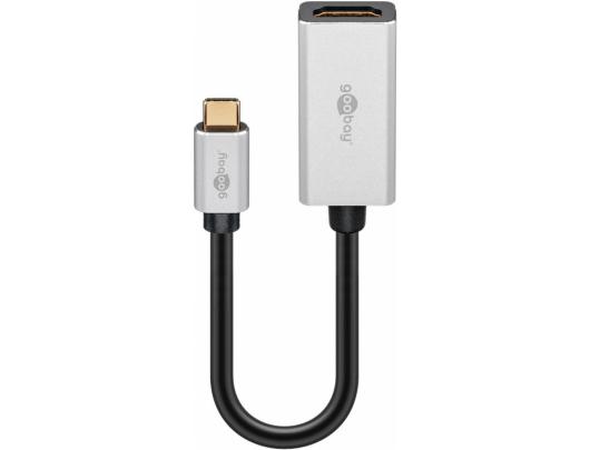 Adapteris Goobay USB-C į HDMI Sidabrinis