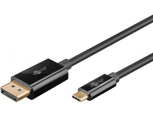 Kabelis Goobay USB-C į DisplayPort 4K 60 Hz 1 m Juodas