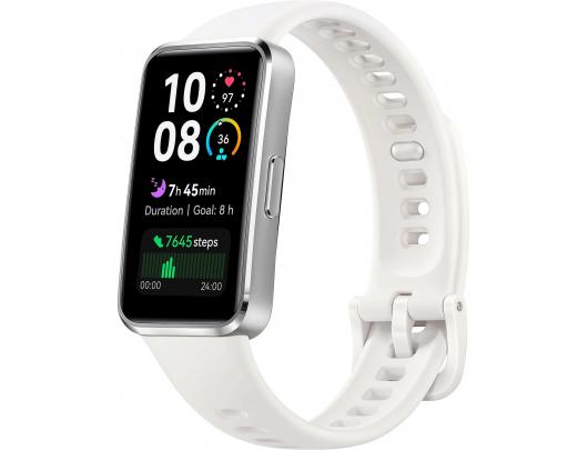 Išmanusis laikrodis Huawei Band 10 1.47 colio AMOLED Jutiklinis ekranas Širdies ritmo matuoklis Atsparus vandeniui Bluetooth Balta