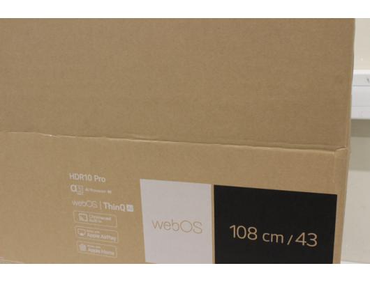 Televizorius LG 43UT73003LA 43 colių 4K UHD su pažeista pakuote