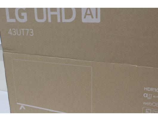 Televizorius LG 43UT73003LA 43 colių 4K UHD su pažeista pakuote