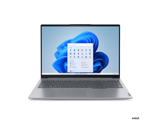 Nešiojamas kompiuteris Lenovo ThinkBook 16 Gen 6 ABP 16 WUXGA AMD R5 7430U/16GB/512GB/AMD Radeon/WIN11 Pro/ENG Backlit kbd/Grey/FP/2Y Warranty