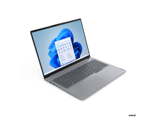Nešiojamas kompiuteris Lenovo ThinkBook 16 Gen 6 ABP 16 WUXGA AMD R5 7430U/16GB/512GB/AMD Radeon/WIN11 Pro/ENG Backlit kbd/Grey/FP/2Y Warranty