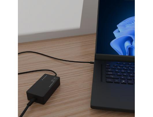 Įkroviklis Cablexpert NPA-AC-PDQC65-01 65 W GaN USB Type-C PowerDelivery