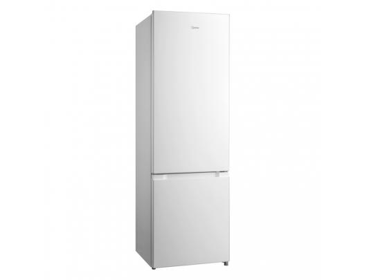 Šaldytuvas Midea MDRB369FGE01, laisvai pastatomas, 177.3 cm, apačioje šaldiklis, šaldytuvo talpa 197 litrai, šaldiklio talpa 65 litrai, klasė E, baltas.