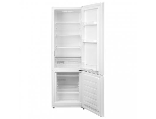 Šaldytuvas Midea MDRB369FGE01, laisvai pastatomas, 177.3 cm, apačioje šaldiklis, šaldytuvo talpa 197 litrai, šaldiklio talpa 65 litrai, klasė E, baltas.
