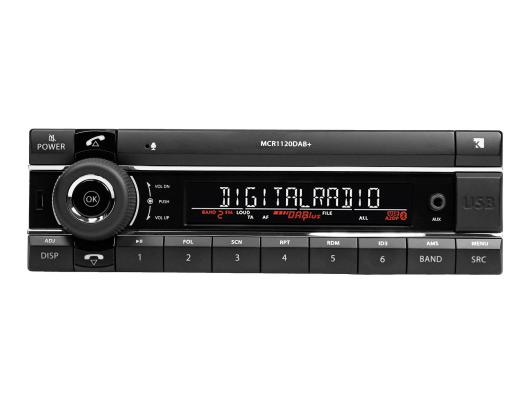 Radijo imtuvas Axion Kienzle MCR 1120 DAB+ USB/AUX/BT trumpas velenas