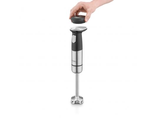 Trintuvas (blenderis) Caso Cordless 4in1, Click & Mash, 180 W, kintamas greičio valdymas, nerūdijančio plieno/juodas.