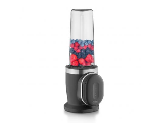 Kokteilinė Caso Click & Blend, 240 W, Tritano ąsotis, 0.5 L talpa, nerūdijančio plieno/matinis juodas