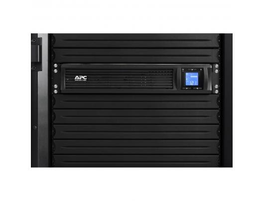 Nepertraukiamo maitinimo šaltinis Schneider Electric Smart-Nepertraukiamo maitinimo šaltinis C SMC1000I-2UC, Rackmount 2U, 4x IEC C13 lizdai, SmartConnect prievadas, USB ir nuoseklus ryšys, AVR, grafinis LCD.