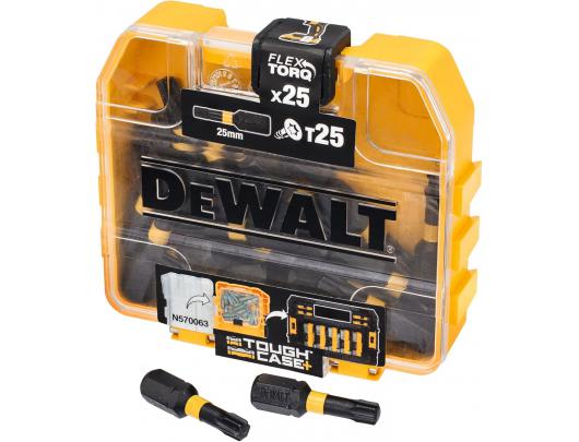 Rinkinys DEWALT DT70558T-QZ 25vnt T25 25mm Mažoje Dėžutėje