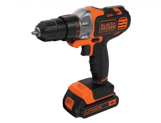 Gręžtuvas BLACK & DECKER MT218K-QW 18 V 1.5 Ah Ličio baterija